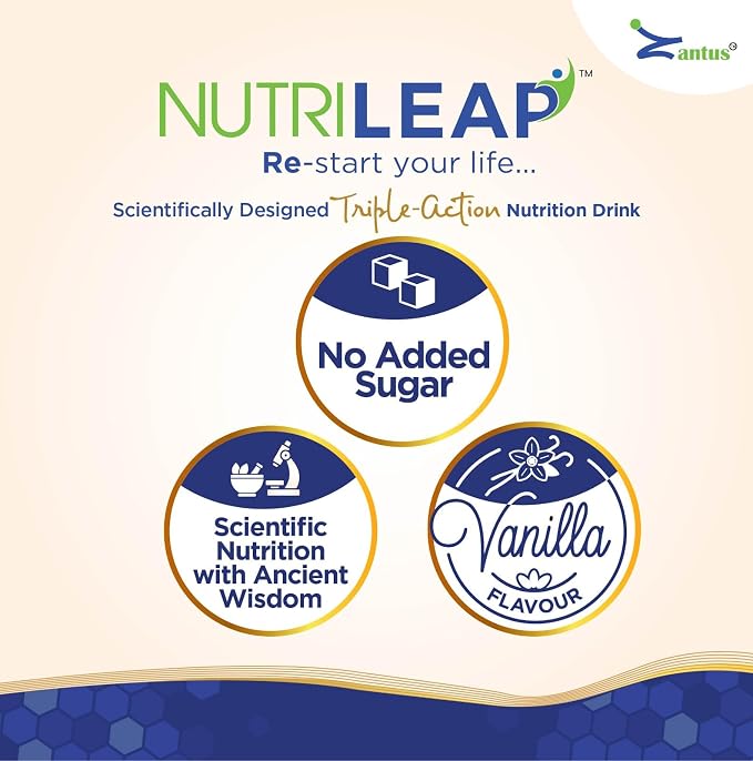 Balanced Nutrition Supplement Drink with Ashwagandha for better Strength, Stamina and Mood | 200 gm | Vanilla