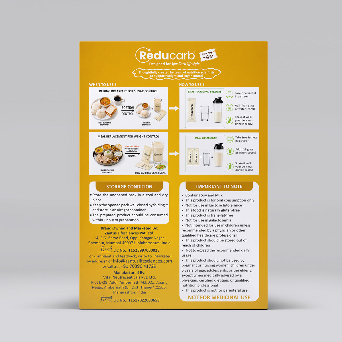 Reducarb Vanilla 360g